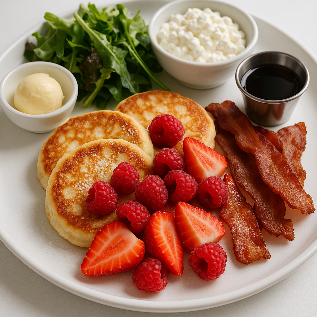 Cottage Cheese Pancake Brunch