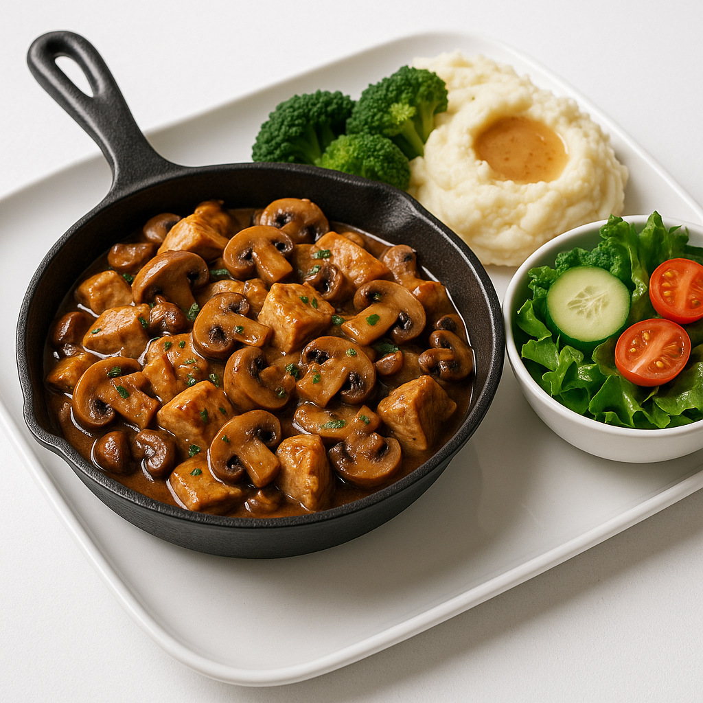 Mushroom & Turkey Skillet