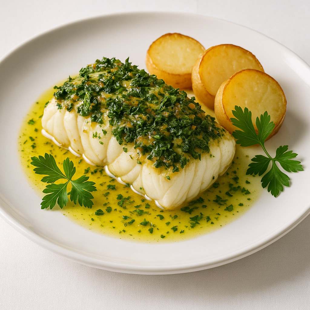 Baked Cod with Herbs