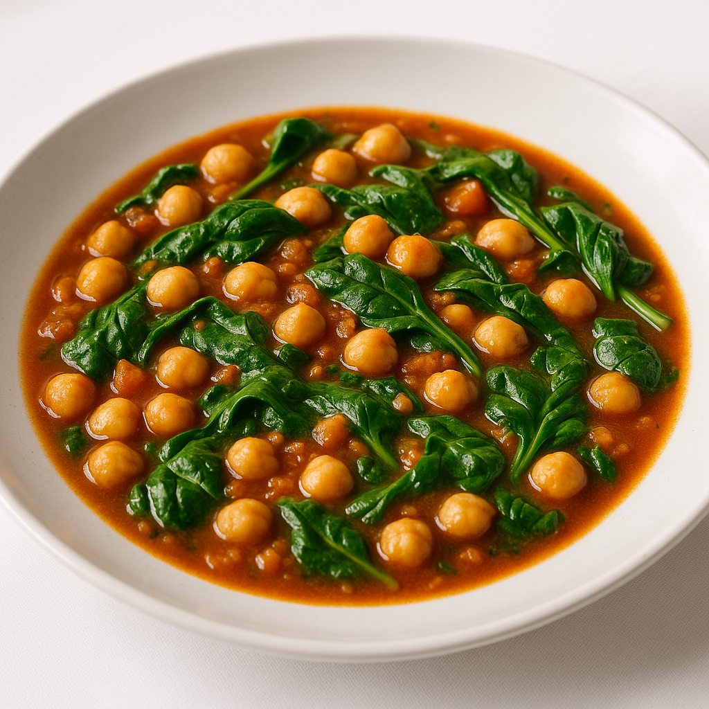 Chickpea and Spinach Stew