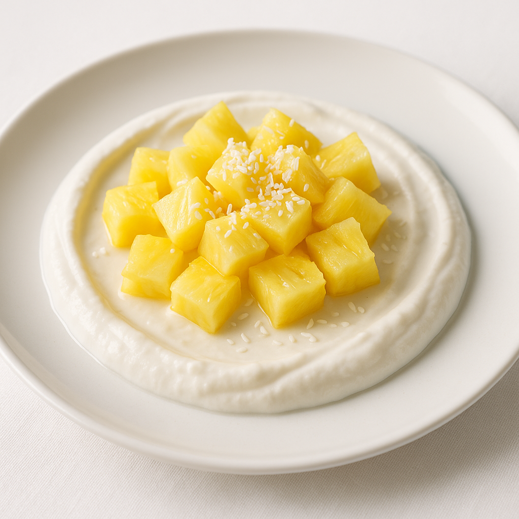 Coconut Yogurt with Pineapple