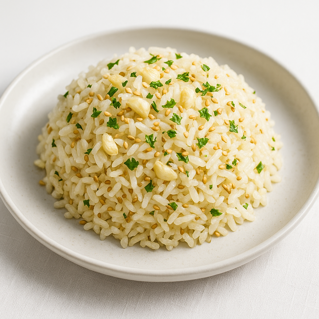 Garlic Sesame Jasmine Rice