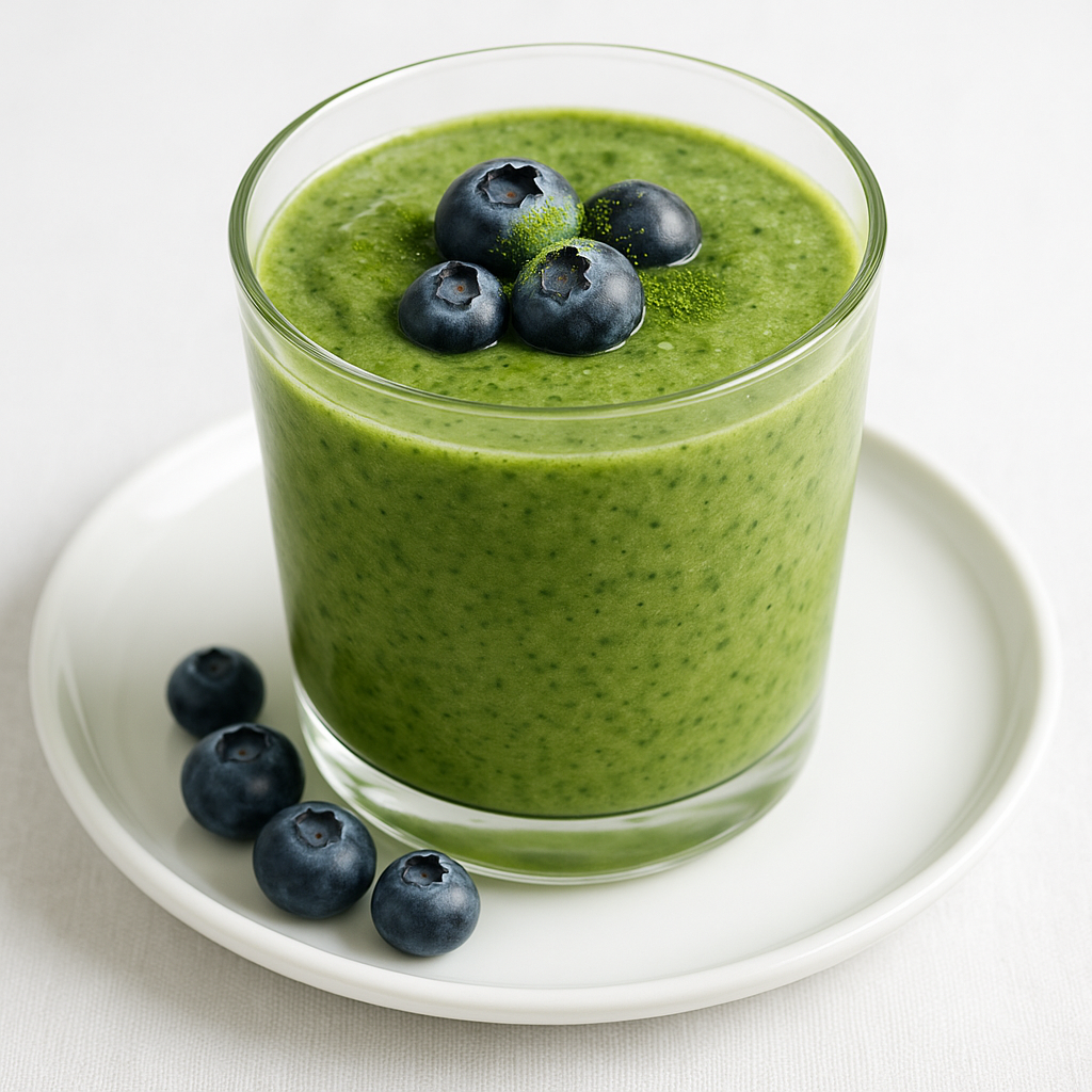 Green Tea Blueberry Smoothie
