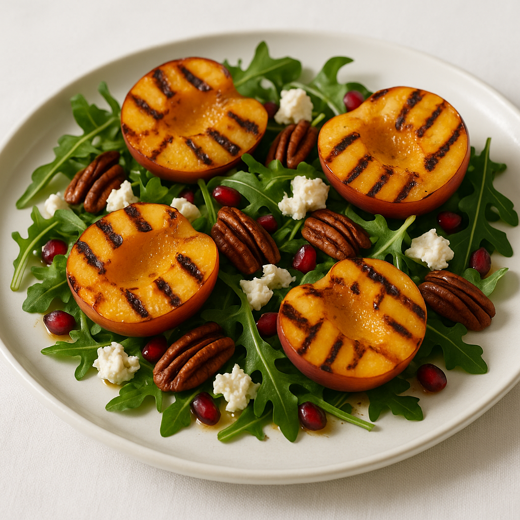 Grilled Peach Salad