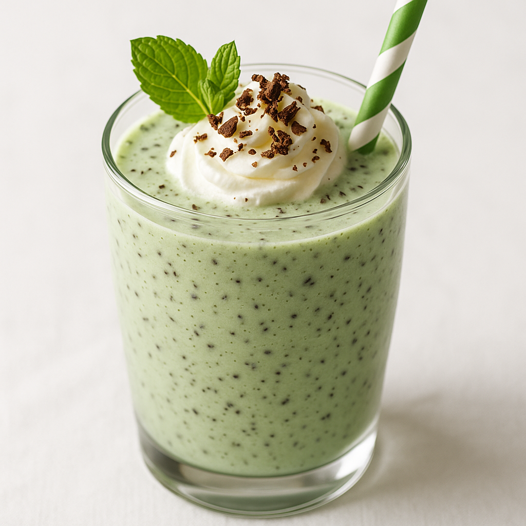 Mint Chocolate Chip Smoothie