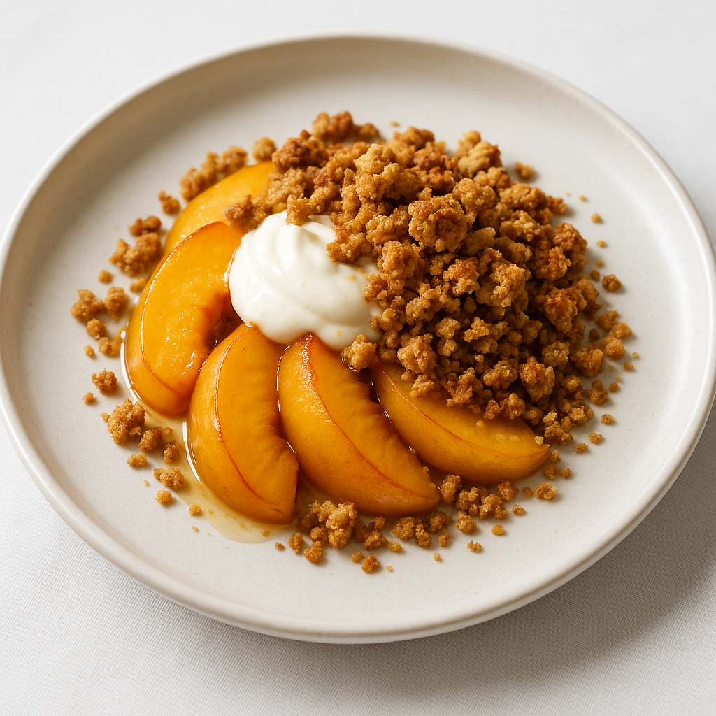 Peach Protein Crumble