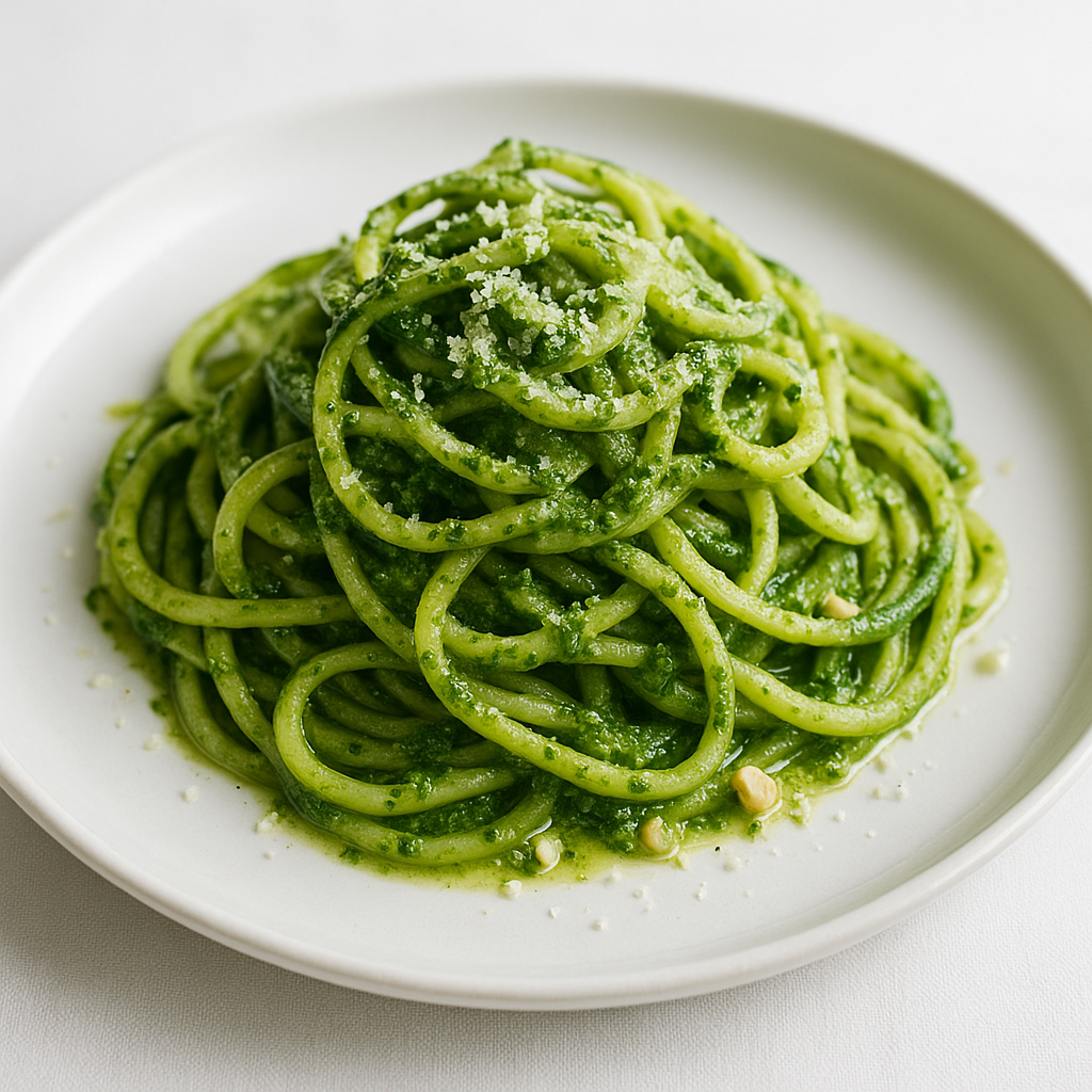 Zucchini Noodles with Pesto